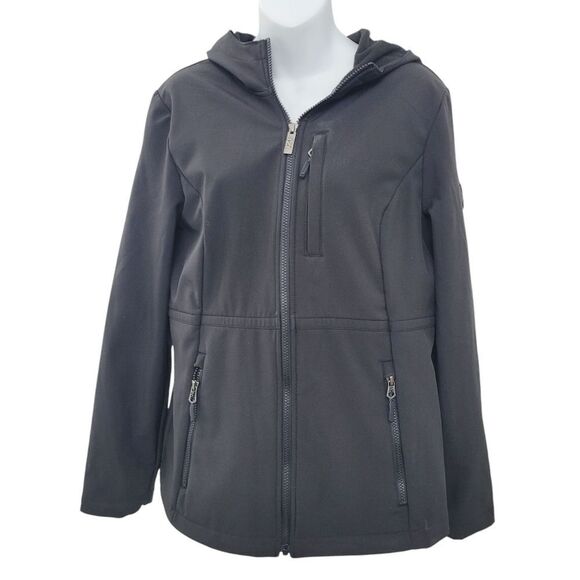 Nautica Black Zip Up Hoodie Jacket Size: M - Picture 2 of 14